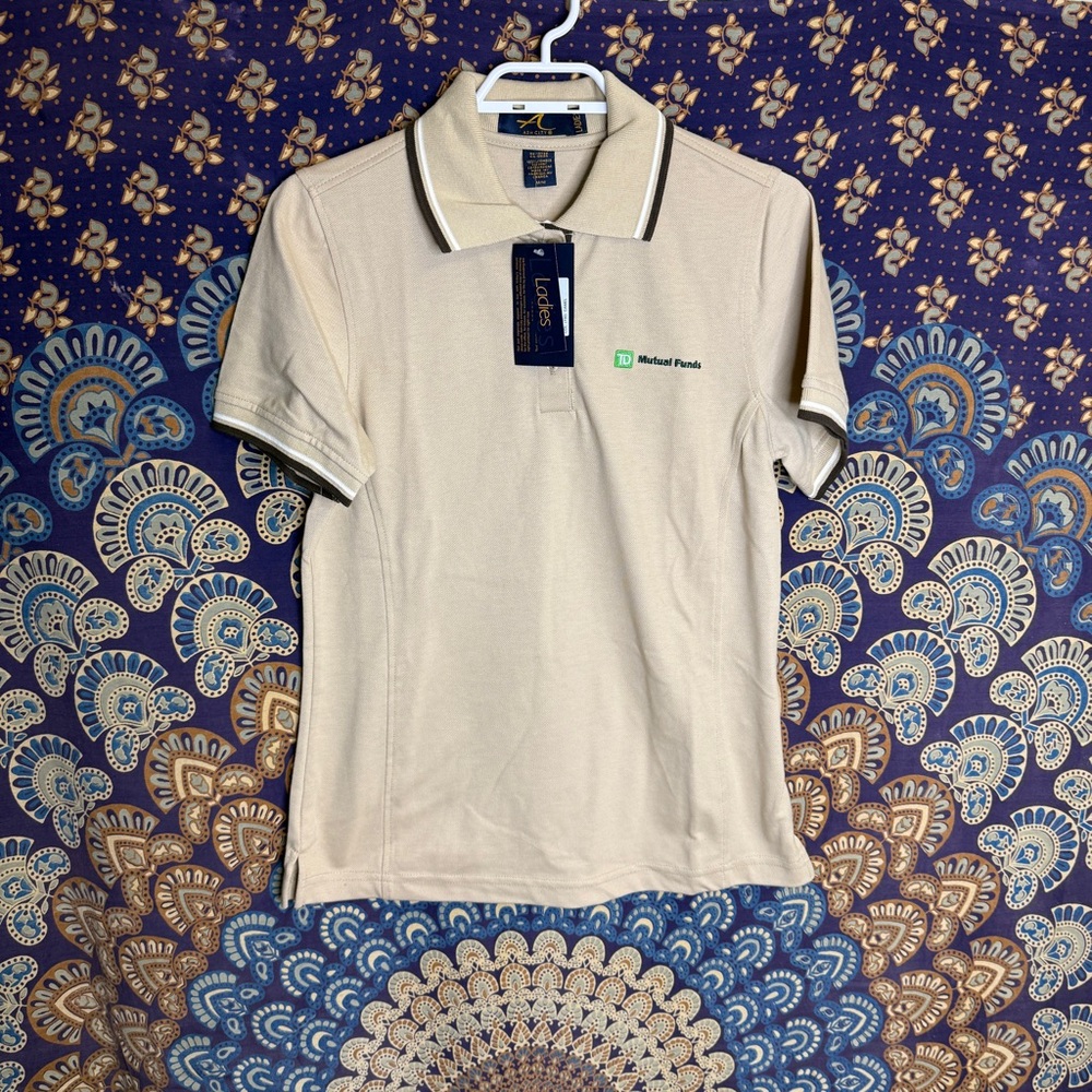 🦋5/20$🦋 Cream Polo Shirt